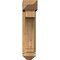 Ekena Millwork Imperial Arts and Crafts Rough Sawn Bracket w/ Offset Brace, Western Red Cedar, 6"W x 18"D x 26"H BKT0604X18X26IMP03RWR - alternate 4